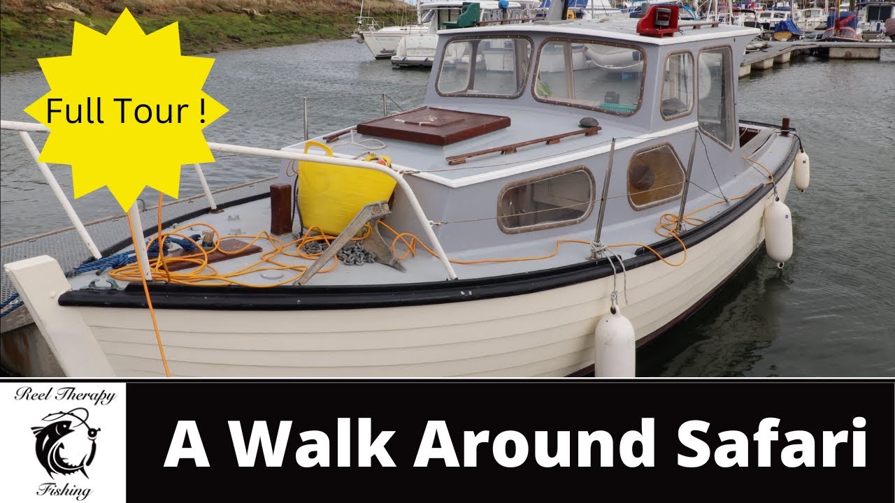 A Walk Around Tour of Our Boat Safari | Wooden Clinker Built Fishing Boat | Full Boat Tour UK