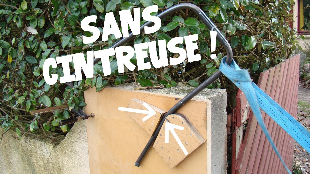 Comment cintrer un tube en acier SANS cintreuse (fait maison pas cher — free download