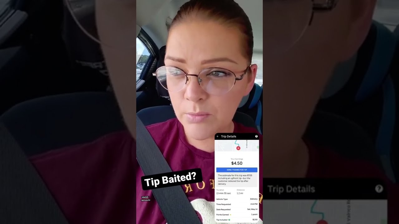 Tip Baited half my tip? Or maybe they were missing an item and took it out of my tip 🤔🥺