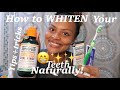 How to WHITEN your teeth NATURALLY + FRESHEN your Breath