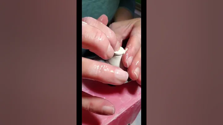 The tiniest of ceramics from Etsy seller Lori Mars...