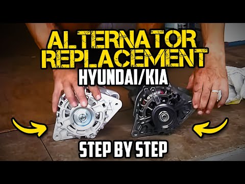 Remove & Replace Alternator – 1.6 Hyundai Accent , Elantra , Kia Rio , Rio5 , Forte