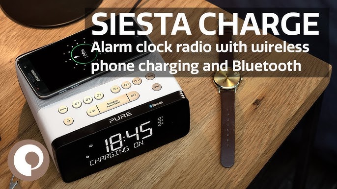Pure - Siesta Rise S - Oro - Radio Sveglia da Comodino DAB + / FM con  Bluetooth - Radio Digitale di Alta Qualità - Avvenice
