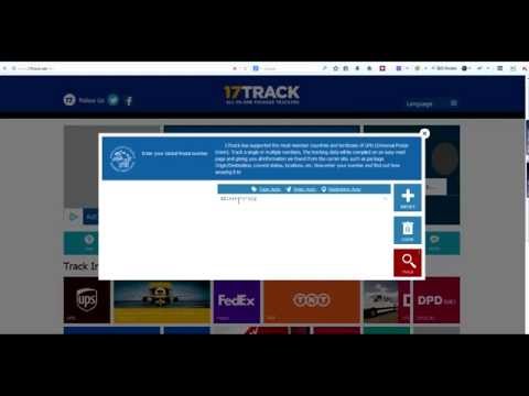 как отслеживать посылку по трек номеру на 17track.net