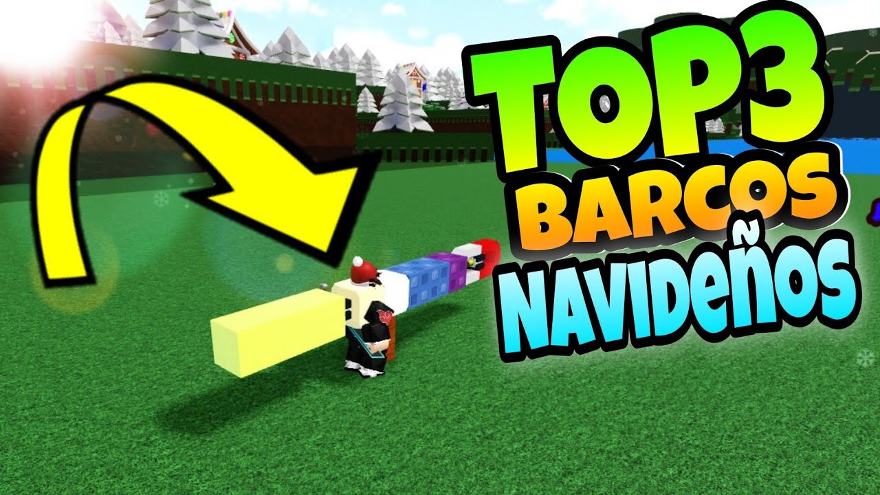 Top 3 BARCOS Navideños🎄Para conseguir ORO!! en este 🌟*2021*💰en BUILD A