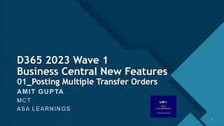 06_ 01_ BC Post Multiple Transfer Orders
