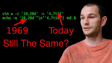 The Origins of vim, sed and grep Through 