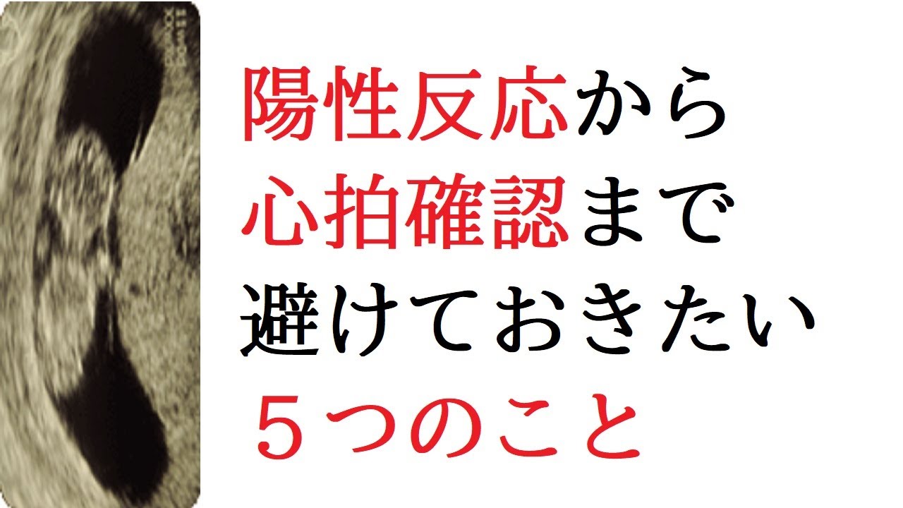 心拍確認は第一関門突破 妊娠アドバイス動画 第４回 妊娠６週の注意点 Youtube