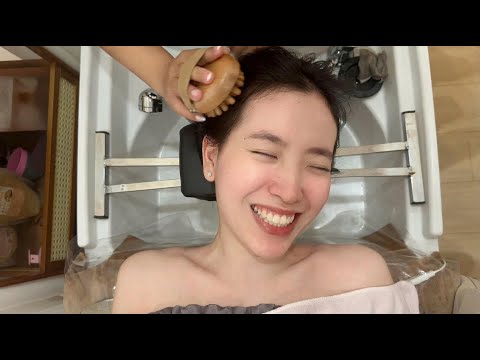 ASMR Vietnamese Head Spa & Hot Candle Massage | Da Nang