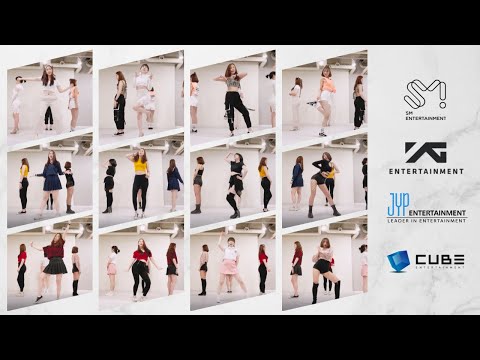 (1997~2018) 소속사별 걸그룹 댄스 모음 [#SM, #YG, #JYP, #CUBE] | 커버댄스 DANCE COVER