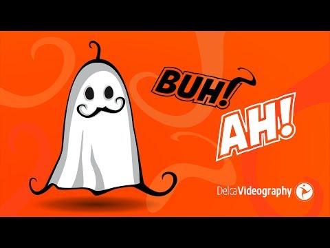 👻 TUTORIAL Diseña tu fantasma de halloween | DelcaVideography 👻