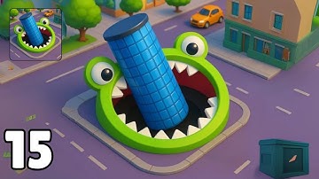 Hole.io - Gameplay Walkthrough Part 15 - Swallow Everything 