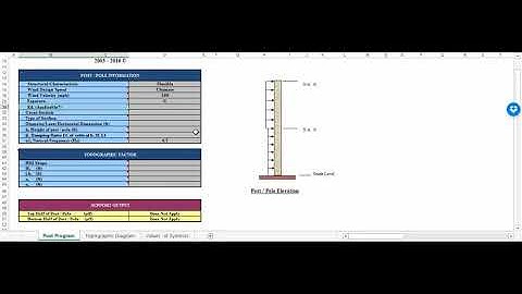 ASCE 7 10 Post or Pole Program