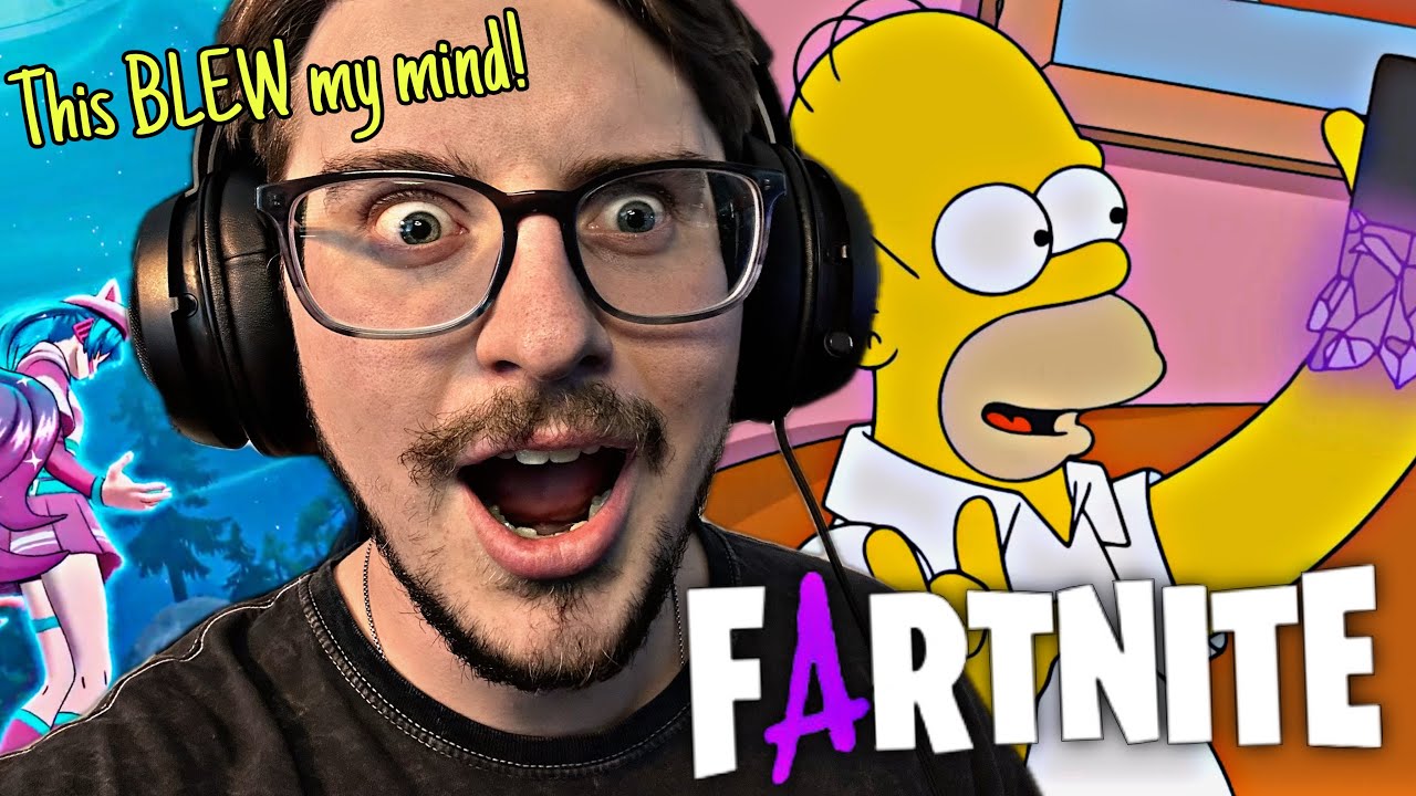 WELCOME, OUR ALIEN OVERLORDS! | FORTNITE x SIMPSONS LIVE EVENT + TRAILER REACTION (and episode?!)