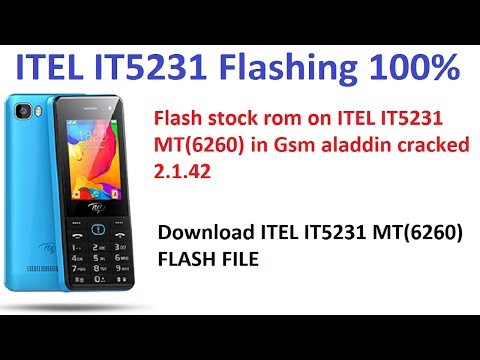 Itel It5231 MT(6260) Flashing Done 100%| Dead Boot Repair| LOGO Stuck Solved