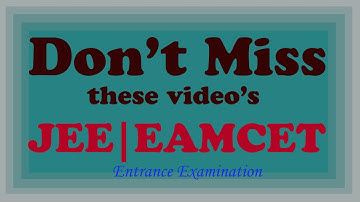 JEE| EAMCET|  How to crack a math problem in 30 seconds  |PART   1