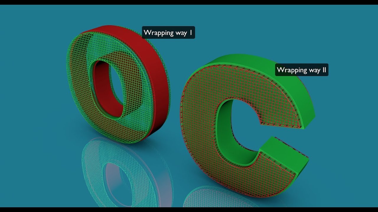 2 Ways Spline Text Wrapping in Cinema 4D Tutorial - YouTube