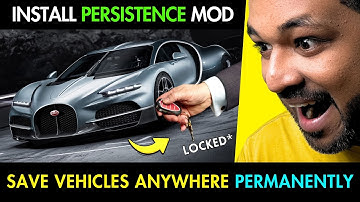 HOW TO ADD PERSISTENCE MOD IN GTA 5 | SAVE & LOCK VEHICLES | GTA 5 MODS 2024 HINDI | ASH OP