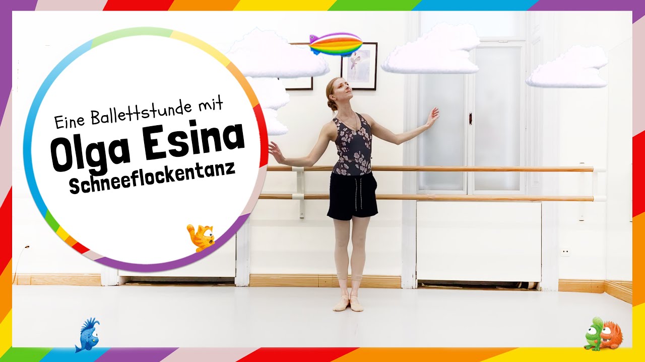 Eine Monsterfreunde-Ballettstunde mit Ballettstar Olga Esina - Schneeflockentanz