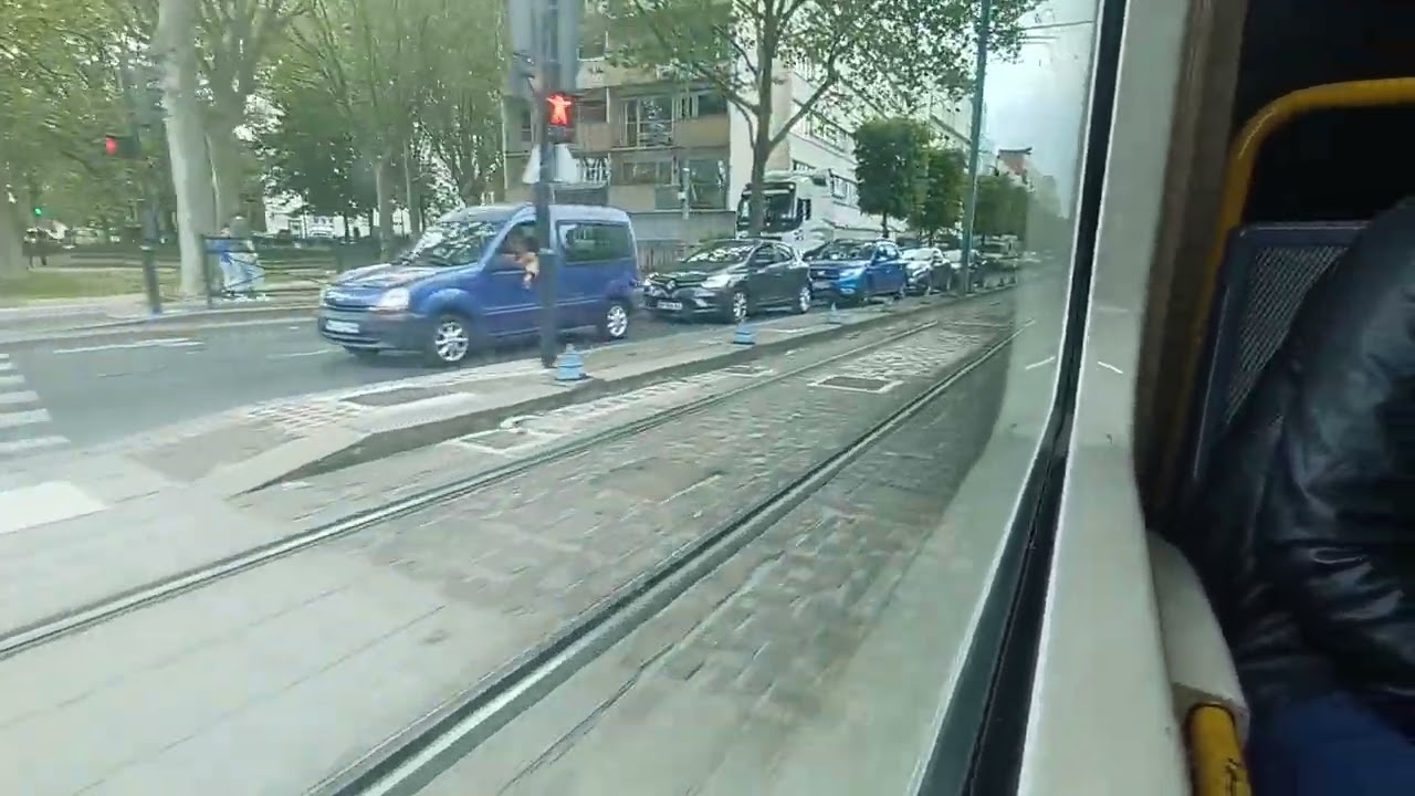 [RATP]Tramway  T1 voyage à bord un Alstom TFS Livré Vert Jade