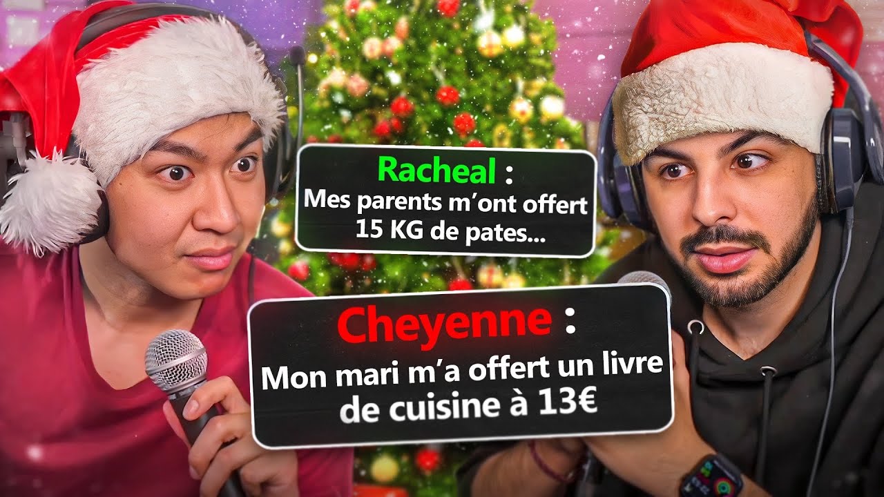 ON RÉAGIT À VOS PIRES CADEAUX DE NOËL (et on vous en offre) 🎁🎄