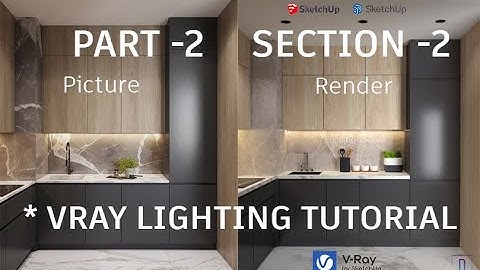Sketchup interior tutorial for beginners| Part 2 Sec - 2| INTERIOR LIGHTING TUTORIAL