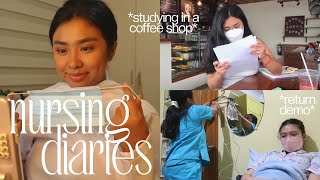 nursing school diaries 👩🏻‍⚕️ | retdems, unboxings, & coffee shop studying (ft. lecturio)
