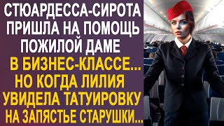 Стюардесса-сирота помогла богатой пассажирке в бизнес-классе. Но когда Лилия увидела татуировку...