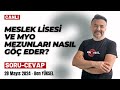  meslek lseller ve nlsans mezunlarinin g sorucevap canl benyuxel