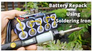 Impact Wrench Battery Repack using soldering iron
