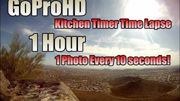 Go Pro HD Time Lapse 360 Degree with Kitchen / Egg Timer