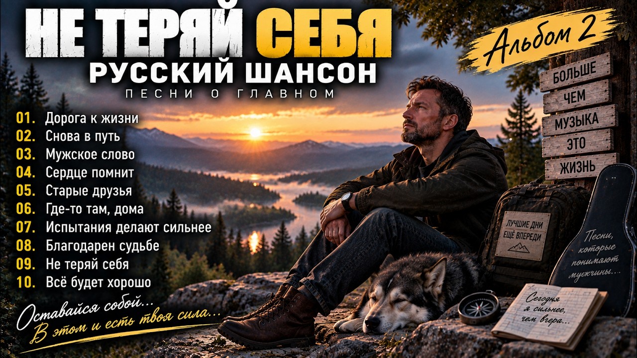 DON'T LOSE YOURSELF — Russian Chanson 2026 | A Man's Soulful Song About Life, Strength, Mistakes,...