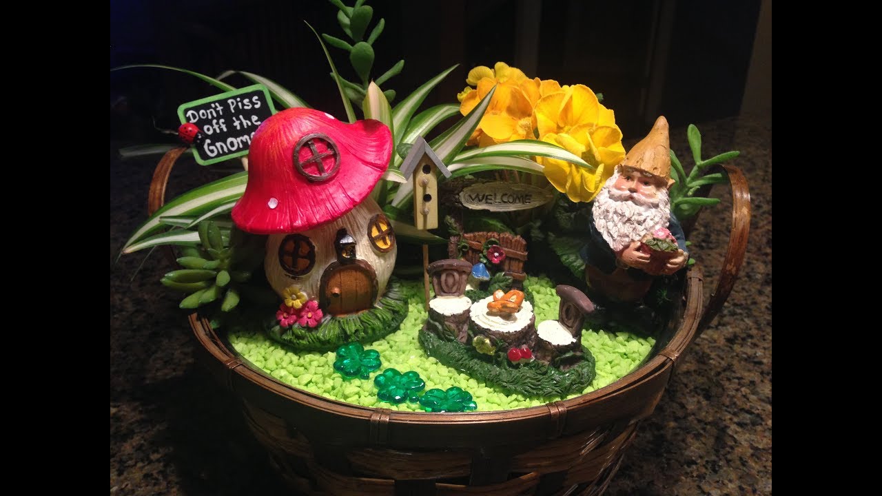 How to Make a Dollar Tree inspired Fairy Garden!🌷🍄🏠 YouTube