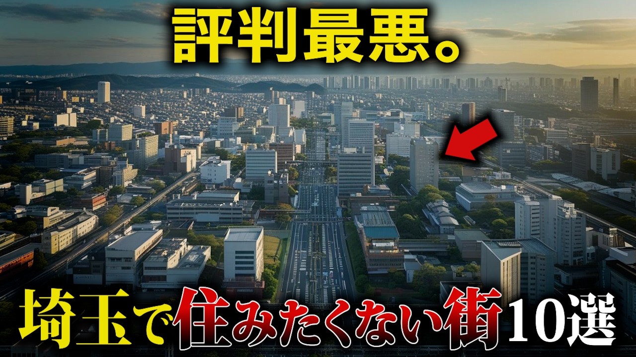 【2025年最新版】埼玉で住みたくない町10選