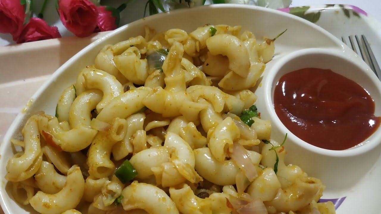 Macaronies Pasta Recipe, Chilli Capsicum Macaroni, macaroni recipe