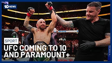 UFC Coming To Channel 10 & Paramount+ In 2026 | 10 News
