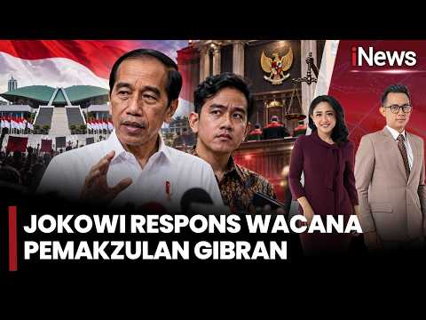 Jokowi Respons Wacana Pemakzulan Gibran: Ikuti Mekanisme Demokrasi dan Konstitusi |iNews Sore (8/10)