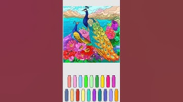 Water color sort game....#watercolor #sorts