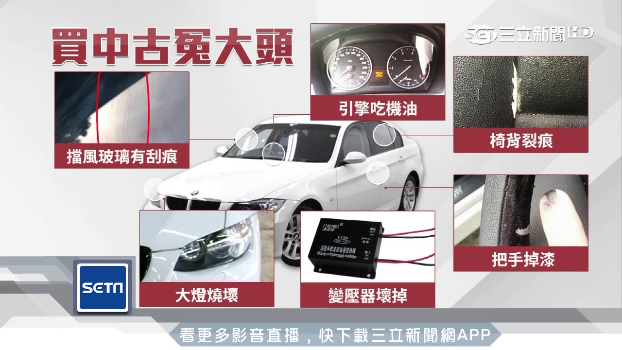 牽名車首日大燈壞 車主控砸80萬被當 盤子 三立新聞台 Youtube