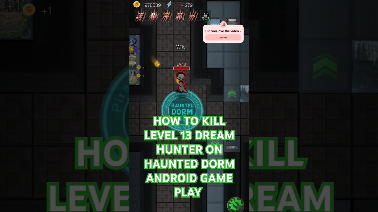 How to kill level 13 Dream Hunter on Haunteddorm Android Gameplay 