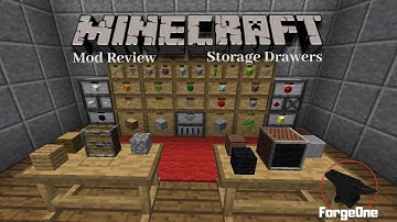 Storage Drawers - Minecraft Mod Review (1.12.2)