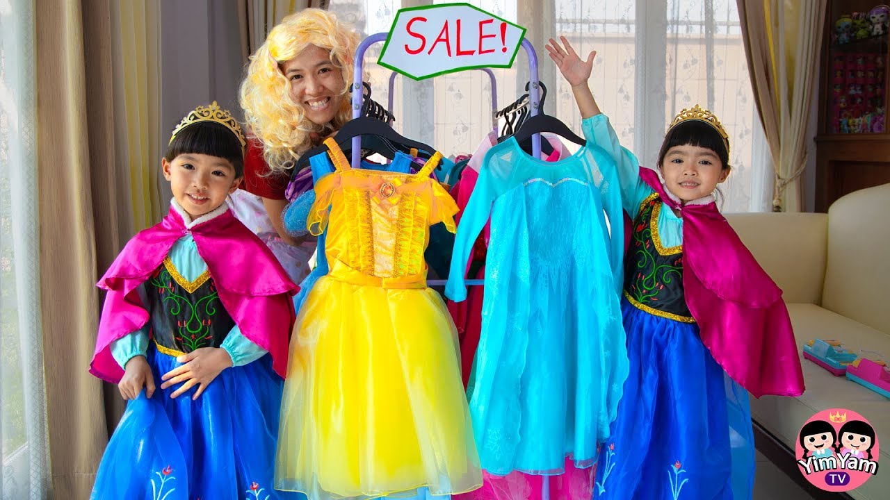 ชุดกระโปรงฟูฟ่อง  Update New  หนูยิ้มหนูแย้ม | ซื้อชุดเจ้าหญิงแสนสวย Shopping for Disney Princess Dresses