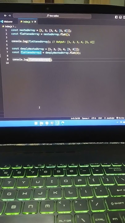 JavaScript Quick Tip: Flatten Arrays with flat()! #shorts - YouTube