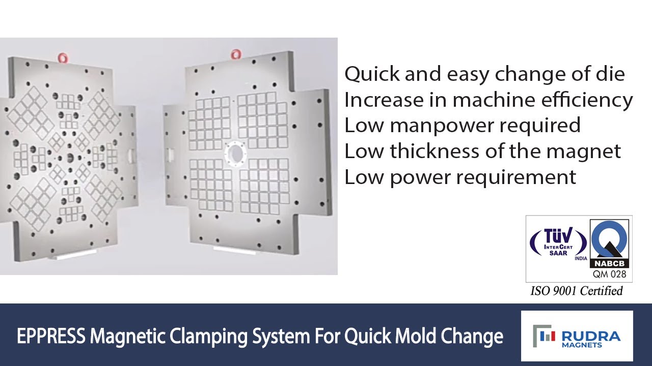 EPPRESS Magnetic Clamping System for quick mold changing