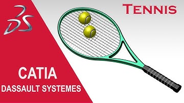 Designing a Tennis Racket in CATIA 🎾 | Full 3D Tutorial