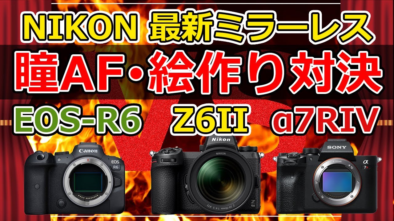 Eye AF Picture Making Showdown NIKON Z6II vs CANON EOS-R6 vs
