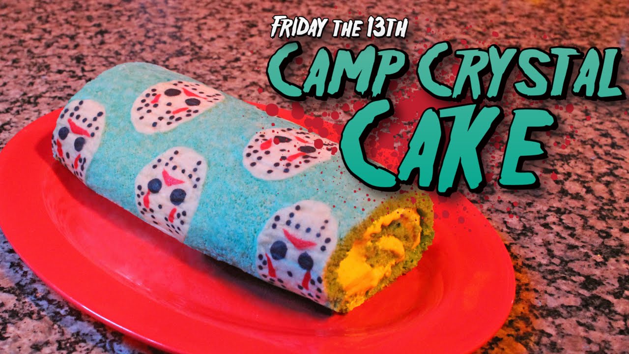 Friday the 13th Camp Crystal Lake Sign and Jason Voorhees Edible