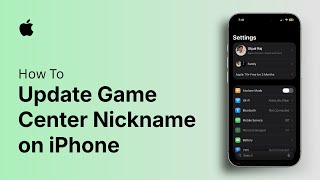 How to Update Game Center Nickname on iPhone