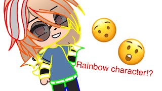 How to make a rainbow outline on your gacha character! Tutorial for beginners